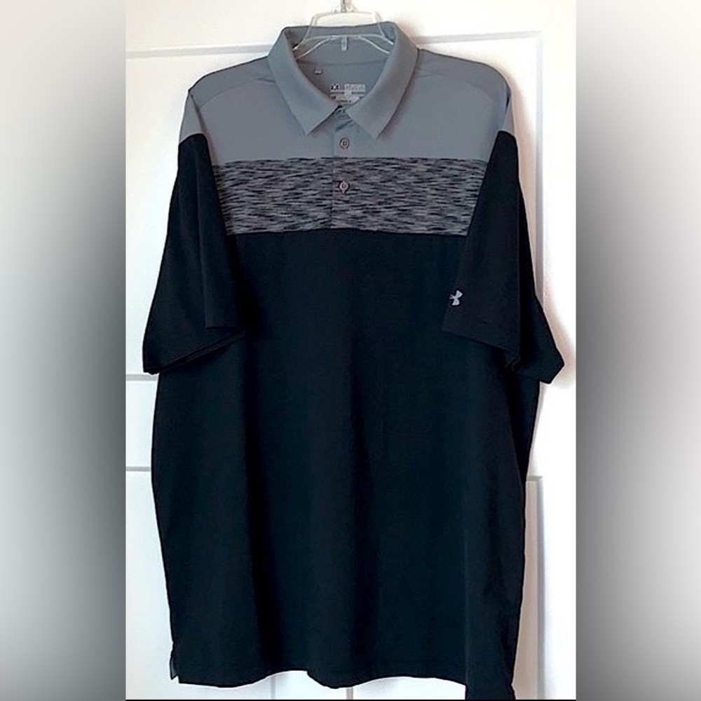 🔥Clearance- Under Armour Heat Gear Polo Shirt Like New